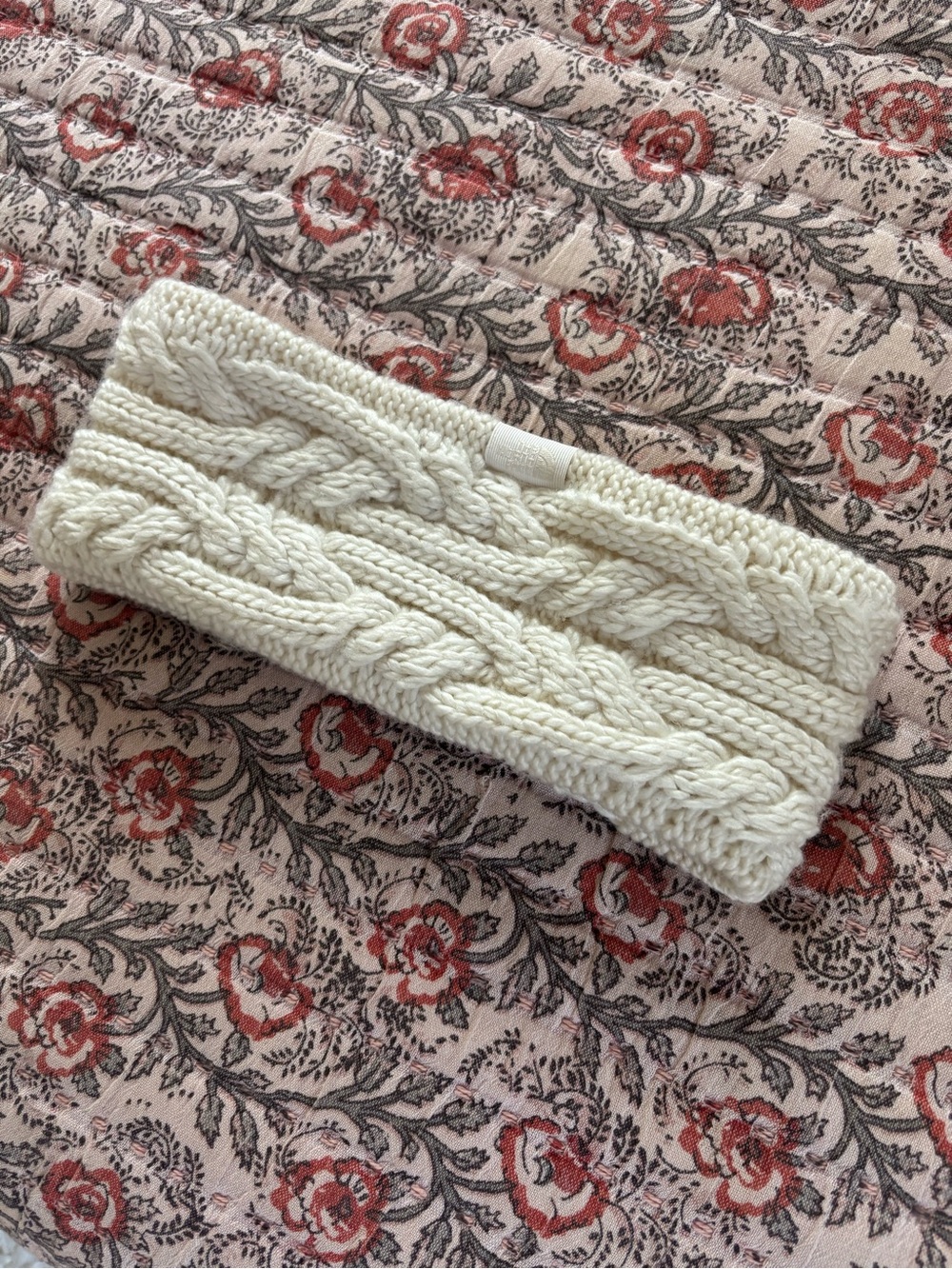 NWOT North Face Cable Knit and Fleece Headband